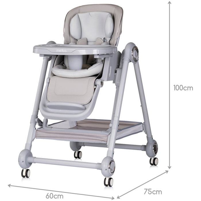 Scaun de masa Chipolino Melba 2 in 1 platinum [2]