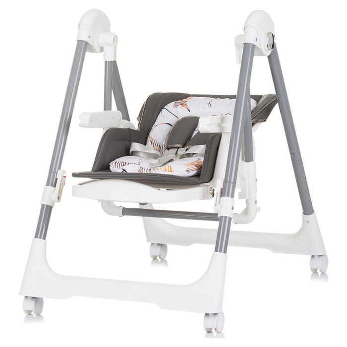 Scaun de masa Chipolino Milk Shake 2 in 1, Ash grey 6 luni [3]