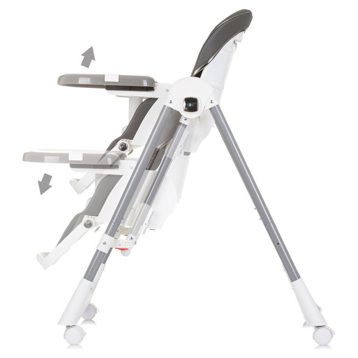 Scaun de masa Chipolino Milk Shake 2 in 1, Ash grey 6 luni [5]