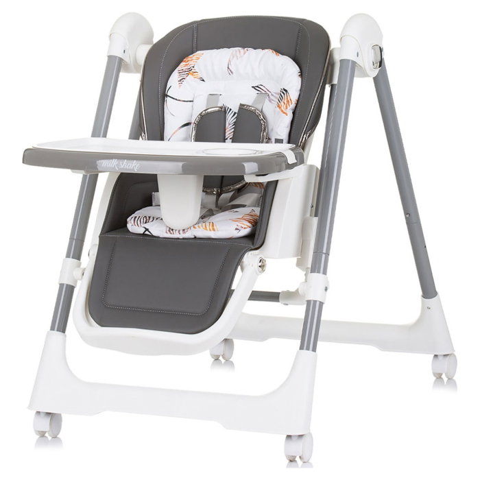 Scaun de masa Chipolino Milk Shake 2 in 1, Ash grey 6 luni [2]