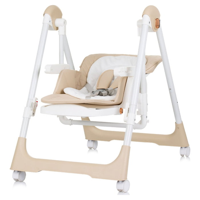 Scaun de masa Chipolino Milk Shake 2 in 1, Beige 6 luni [3]