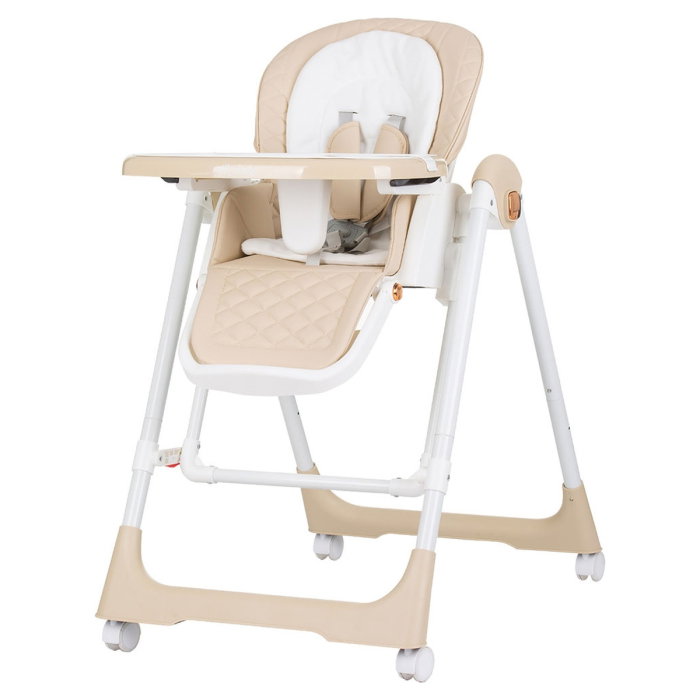 Scaun de masa Chipolino Milk Shake 2 in 1, Beige 6 luni [1]