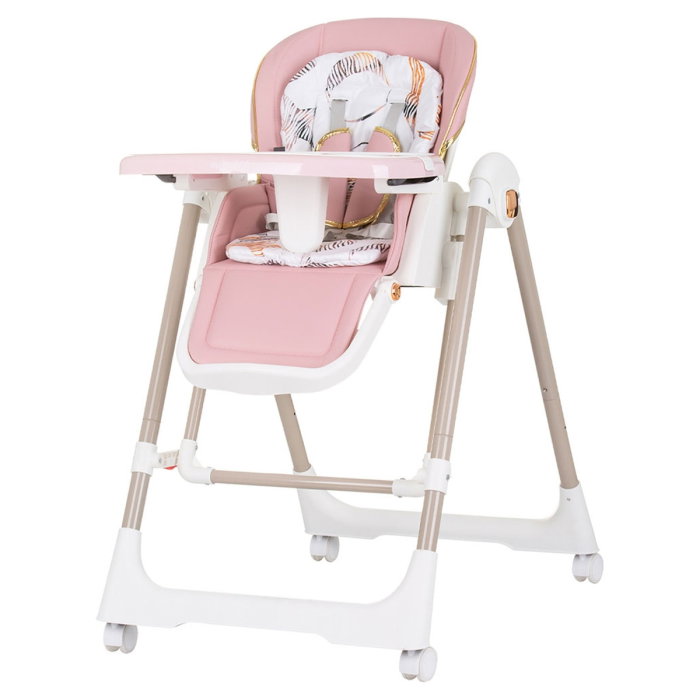 Scaun de masa Chipolino Milk Shake 2 in 1, Flamingo 6 luni [1]