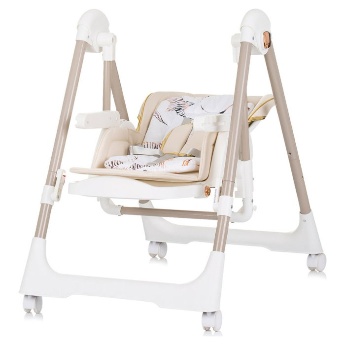 Scaun de masa Chipolino Milk Shake 2 in 1, Macadamia 6 luni [3]