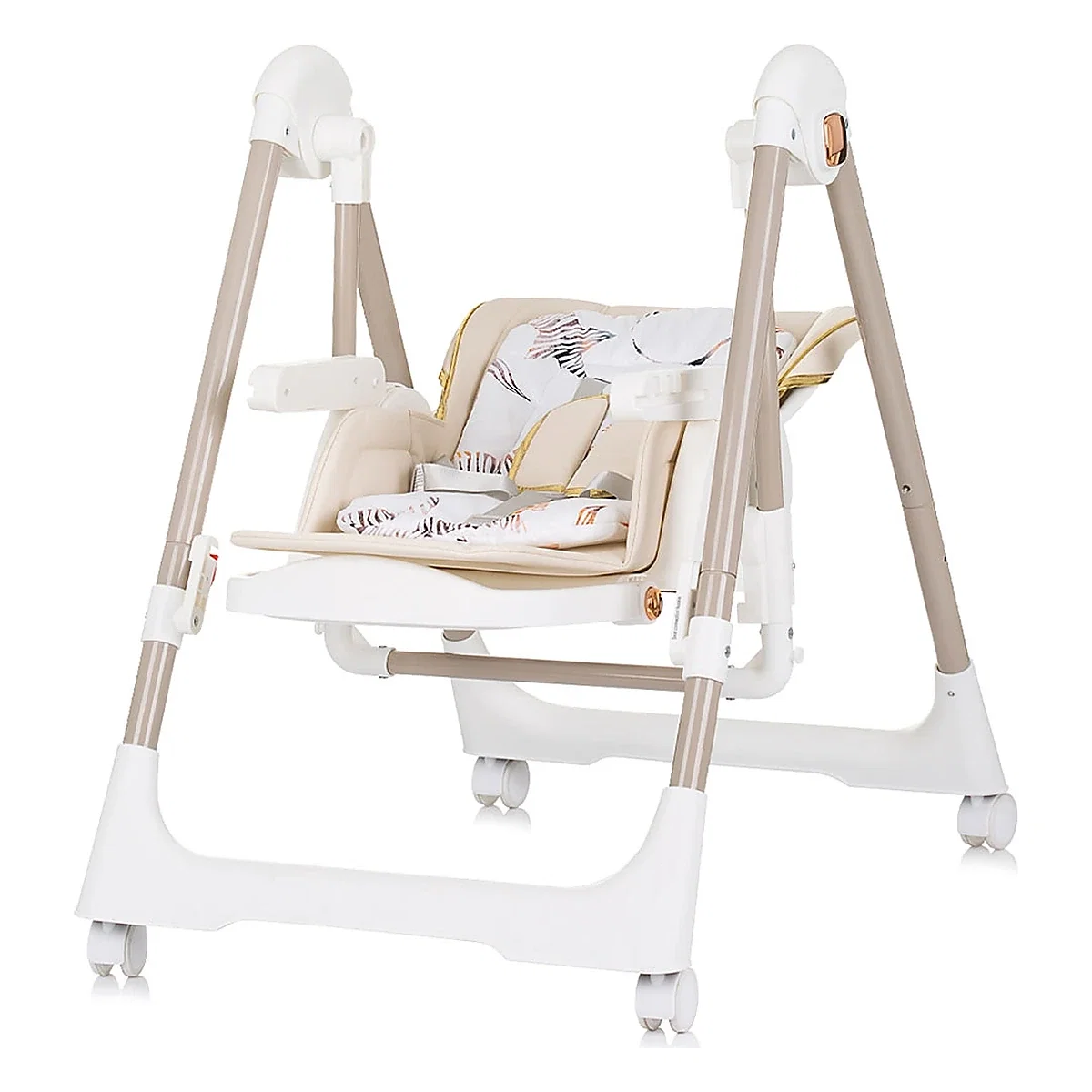 Scaun de masa Chipolino Milk Shake 2 in 1, Macadamia 6 luni [3]