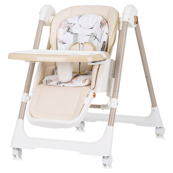 Scaun de masa Chipolino Milk Shake 2 in 1, Macadamia 6 luni [2]