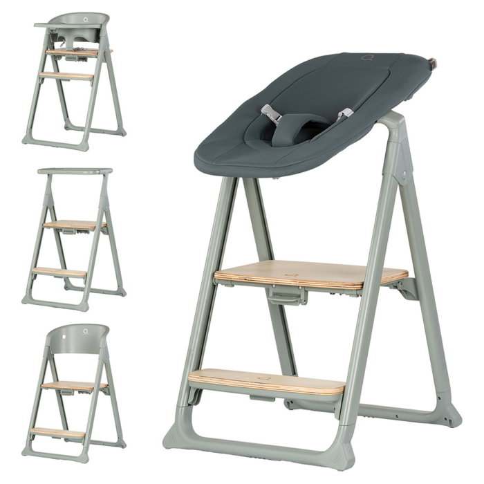 Scaun de masa Chipolino Quatro 4 in 1 (scaun de masa, balansoar, turn de invatare, scaun adulti), Matcha [2]