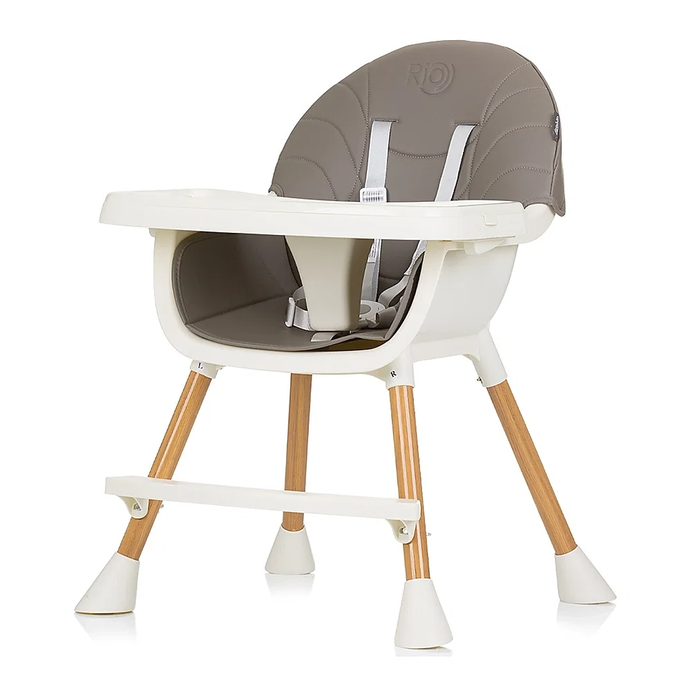 Scaun de masa Chipolino Rio 2 in 1 graphite 6 luni [3]