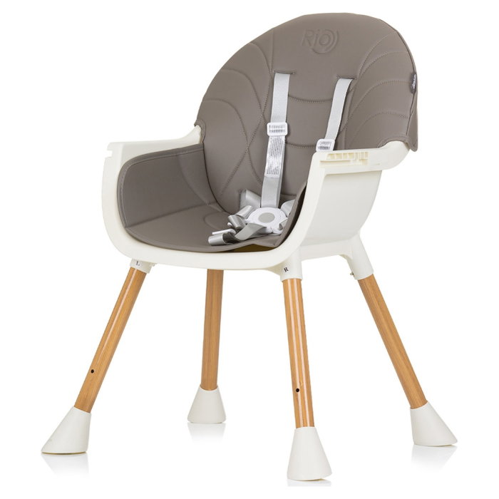 Scaun de masa Chipolino Rio 2 in 1 graphite 6 luni [4]