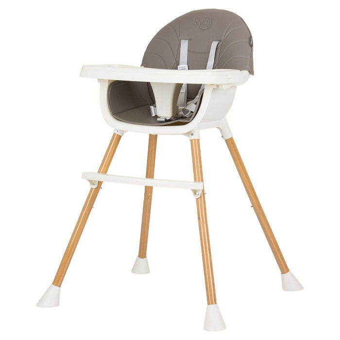 Scaun de masa Chipolino Rio 2 in 1 graphite 6 luni [1]