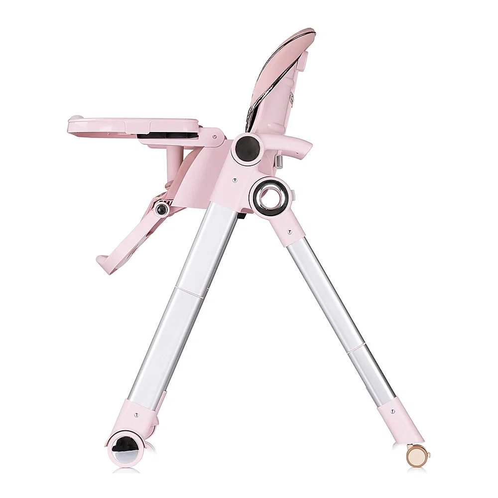 Scaun de masa Chipolino Super Chef 2 in 1, Pink marshmallow 6 luni [4]