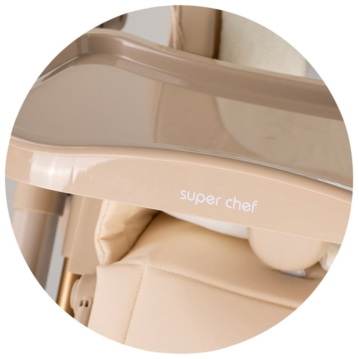 Scaun de masa Chipolino Super Chef 2 in 1, Tiramisu 6 luni [14]