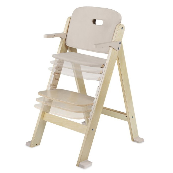 Scaun de masa, Lionelo, Floris, 3 in 1, Din Lemn, Transformabil, Reglabil pe inaltime in 4 pozitii, Suport picioare- 4 [8]