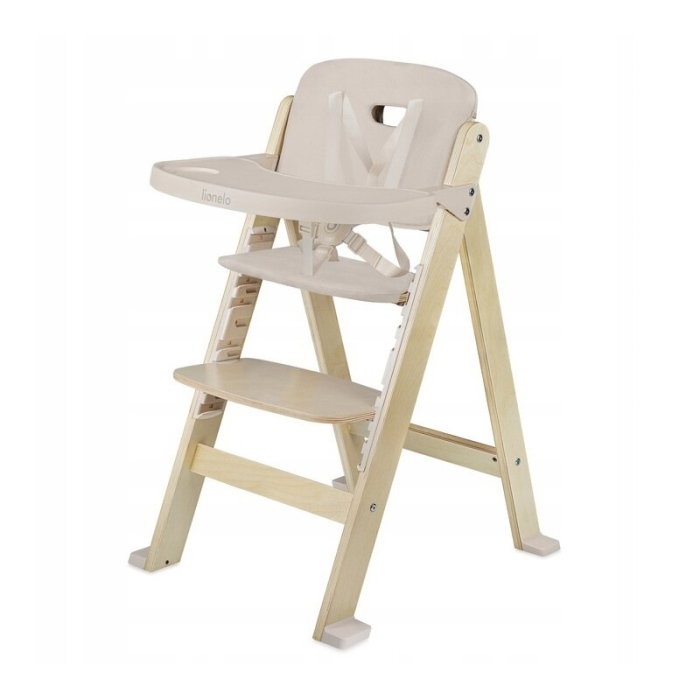 Scaun de masa, Lionelo, Floris, 3 in 1, Din Lemn, Transformabil, Reglabil pe inaltime in 4 pozitii, Suport picioare- 4 [1]