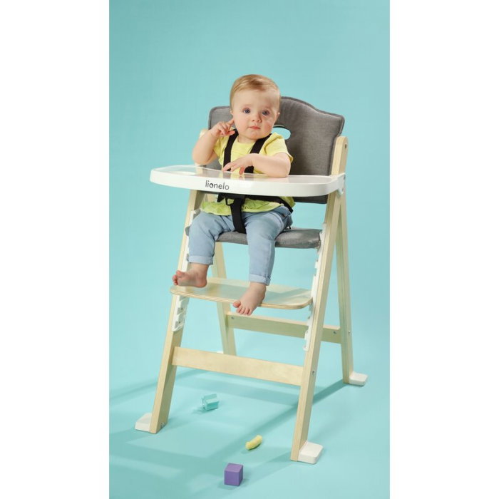 Scaun de masa, Lionelo, Floris, 3 in 1, Din Lemn, Transformabil, Reglabil pe inaltime in 4 pozitii, Suport picioare- 4 [27]
