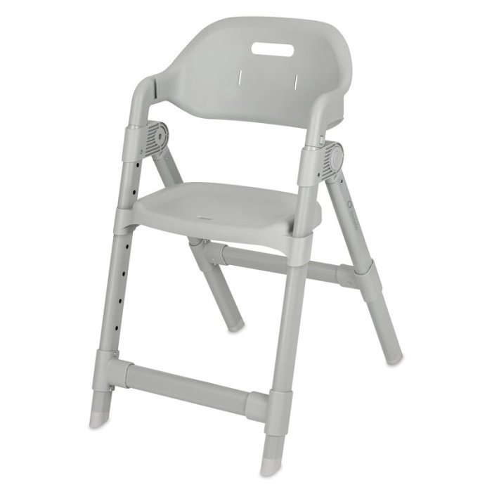 Scaun de masa, Lionelo, Matt, 3 in 1, Pliabil, Cu tava detasabila, Cu centuri de siguranta in 5 puncte, Suport pentru picioare si sezut reglabile, Pana la 110 kg, 6 luni - adult, Gri [10]