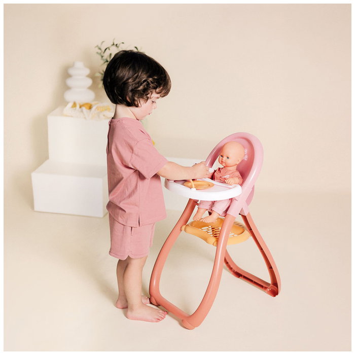 Scaun de masa pentru papusa Smoby Baby Nurse Highchair 2 ani + [4]