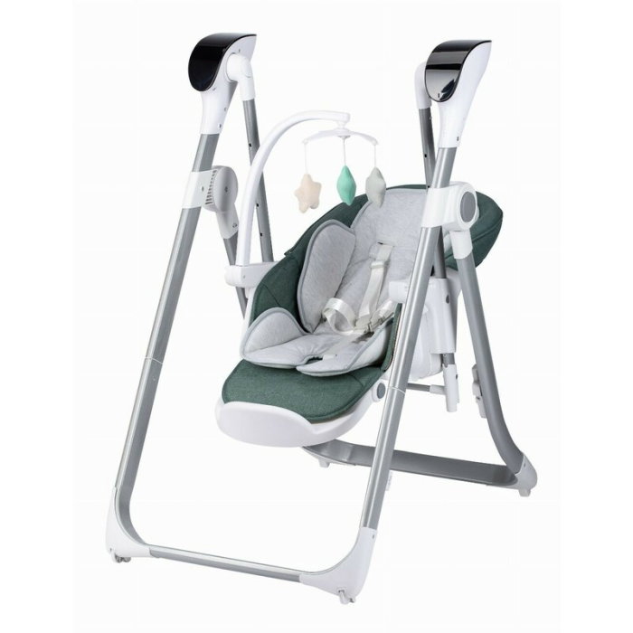 Scaun de masa si balansoar, FreeON, Oli Deluxe, 2 in 1, Transformabil, Multifunctional, Cu melodii de leagan, 0 luni+, [2]