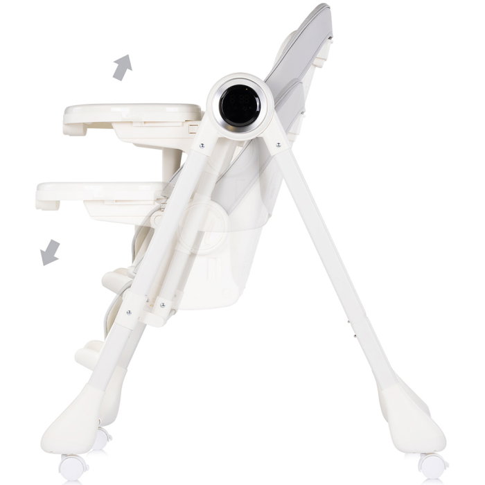 Scaun de masa si leagan electric Chipolino Master Class 2 in 1, pana la 15 kg, spatar reglabil, inaltime reglabila, functie bluetooth, pliere compacta, Cashmere [5]