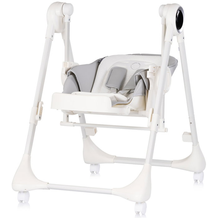 Scaun de masa si leagan electric Chipolino Master Class 2 in 1, pana la 15 kg, spatar reglabil, inaltime reglabila, functie bluetooth, pliere compacta, Cashmere [3]
