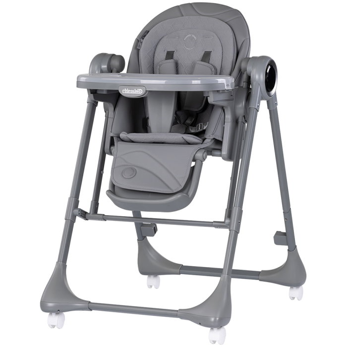 Scaun de masa si leagan electric Chipolino Master Class 2 in 1, pana la 15 kg, spatar reglabil, inaltime reglabila, functie bluetooth, pliere compacta, Charcoal [1]