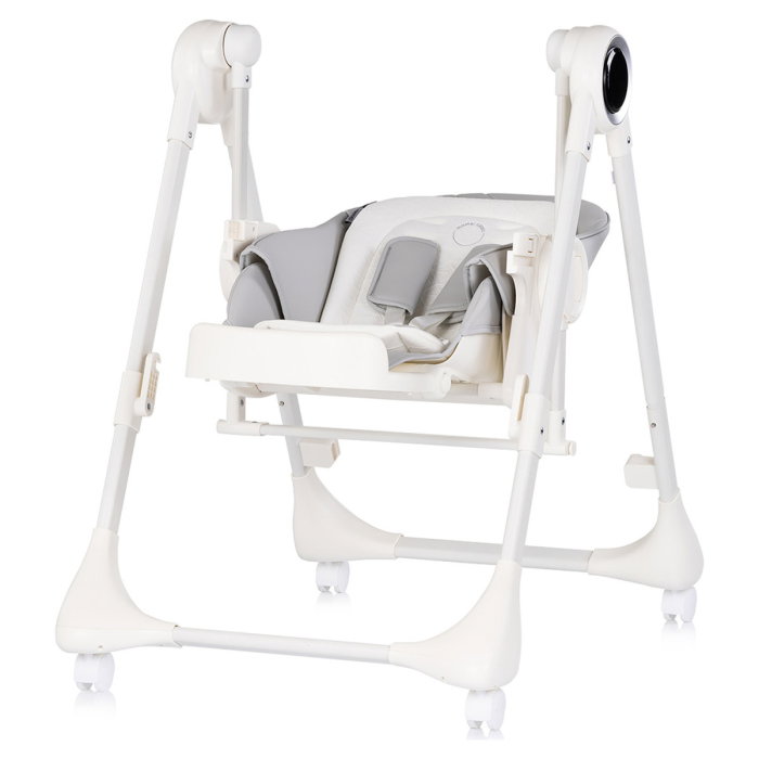 Scaun de masa si leagan electric Chipolino Master Class 2 in 1, pana la 15 kg, spatar reglabil, inaltime reglabila, functie bluetooth, pliere compacta, Cashmere [3]