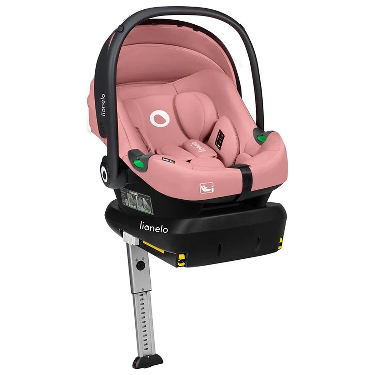 Scoica auto, Lionelo, i-Size Astrid, 0-13 Kg, 40-87 cm, Testat ADAC, Roz [15]