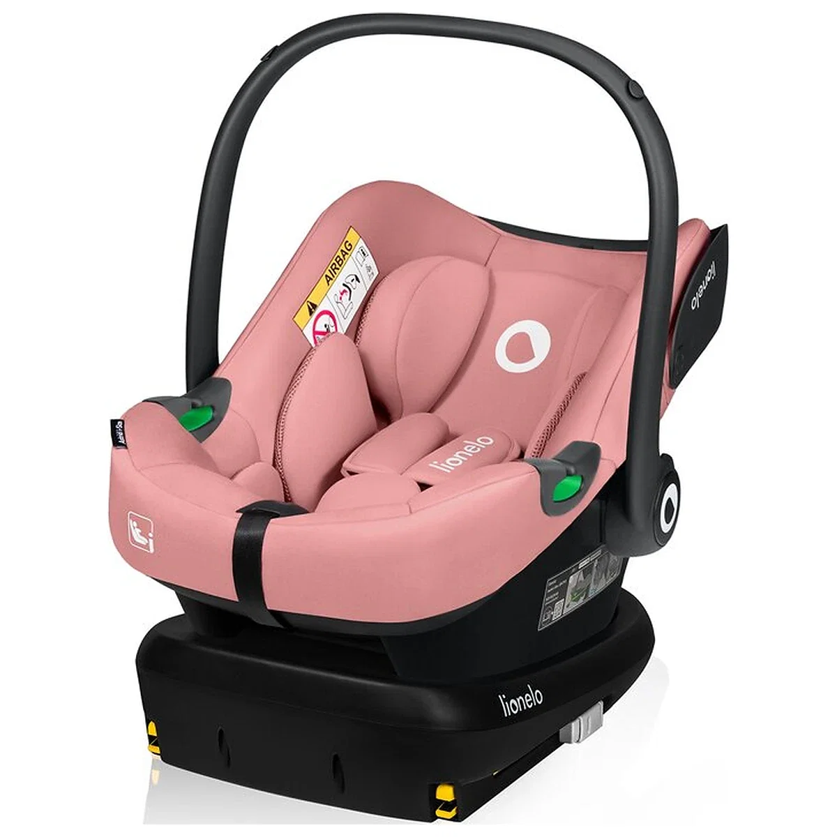 Scoica auto, Lionelo, i-Size Astrid, 0-13 Kg, 40-87 cm, Testat ADAC, Roz [16]