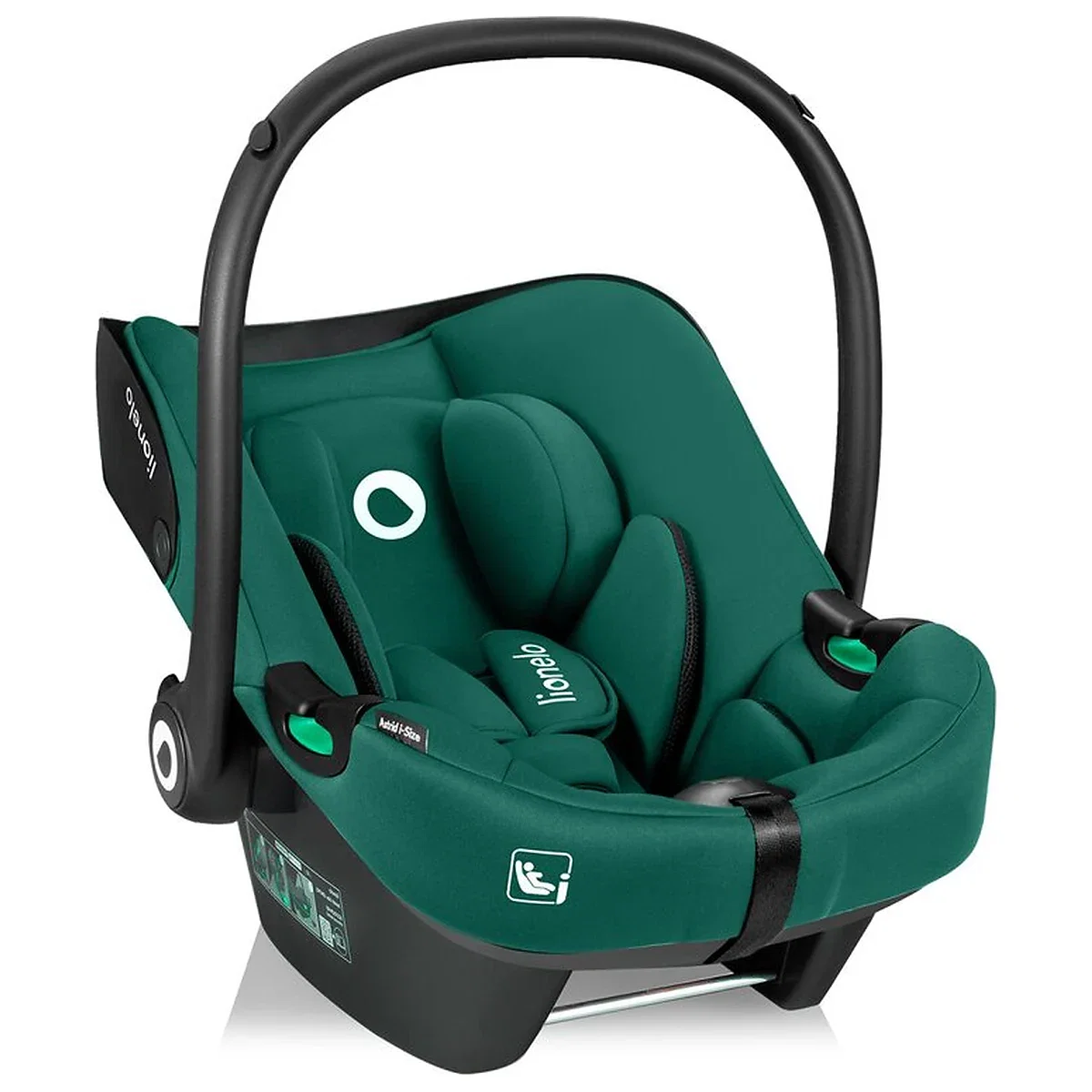 Scoica auto, Lionelo, i-Size Astrid, 0-13 Kg, 40-87 cm, Testat ADAC, Verde [3]