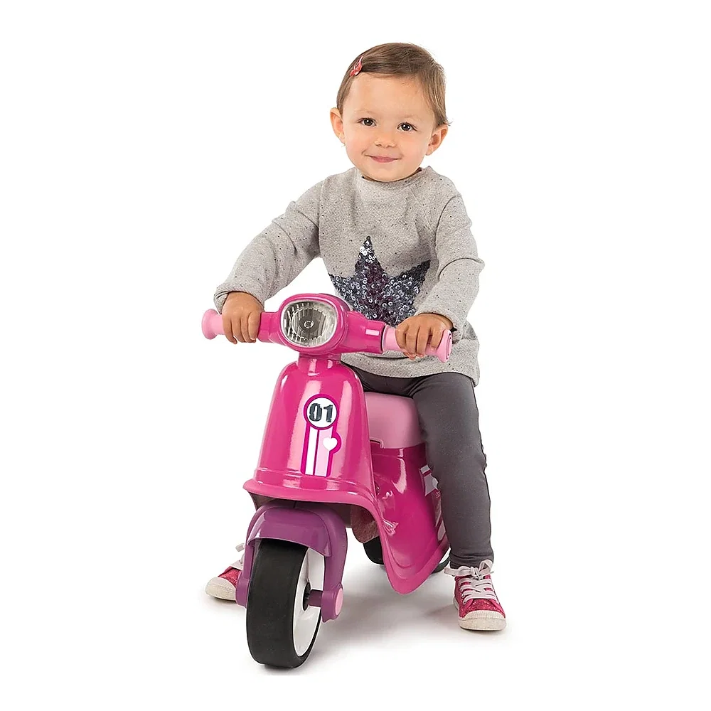 Scooter Ride-On pink Smoby 5 ani [5]