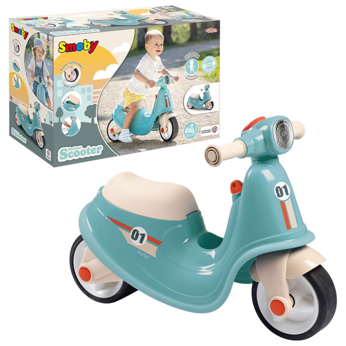 Scuter Smoby Scooter Ride-On albastru 5 ani [12]