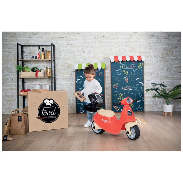 Scuter Smoby Scooter Ride-On Food Express, Rosu 5 ani [10]