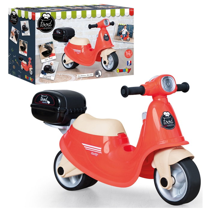 Scuter Smoby Scooter Ride-On Food Express, Rosu 5 ani [14]