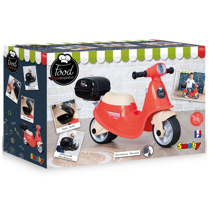 Scuter Smoby Scooter Ride-On Food Express, Rosu 5 ani [15]