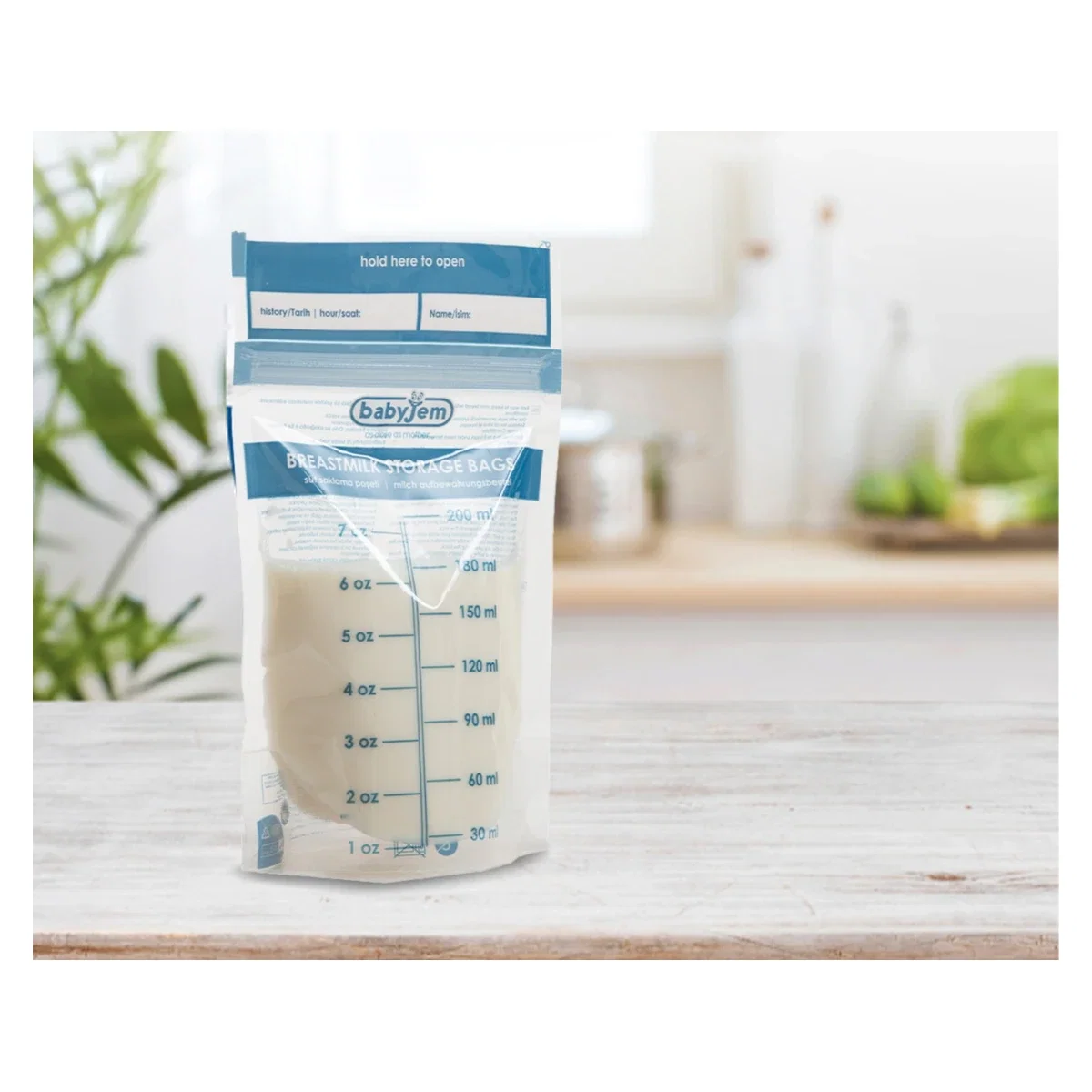 Set 25 pungi pentru stocarea laptelui matern BabyJem 0luni + [7]