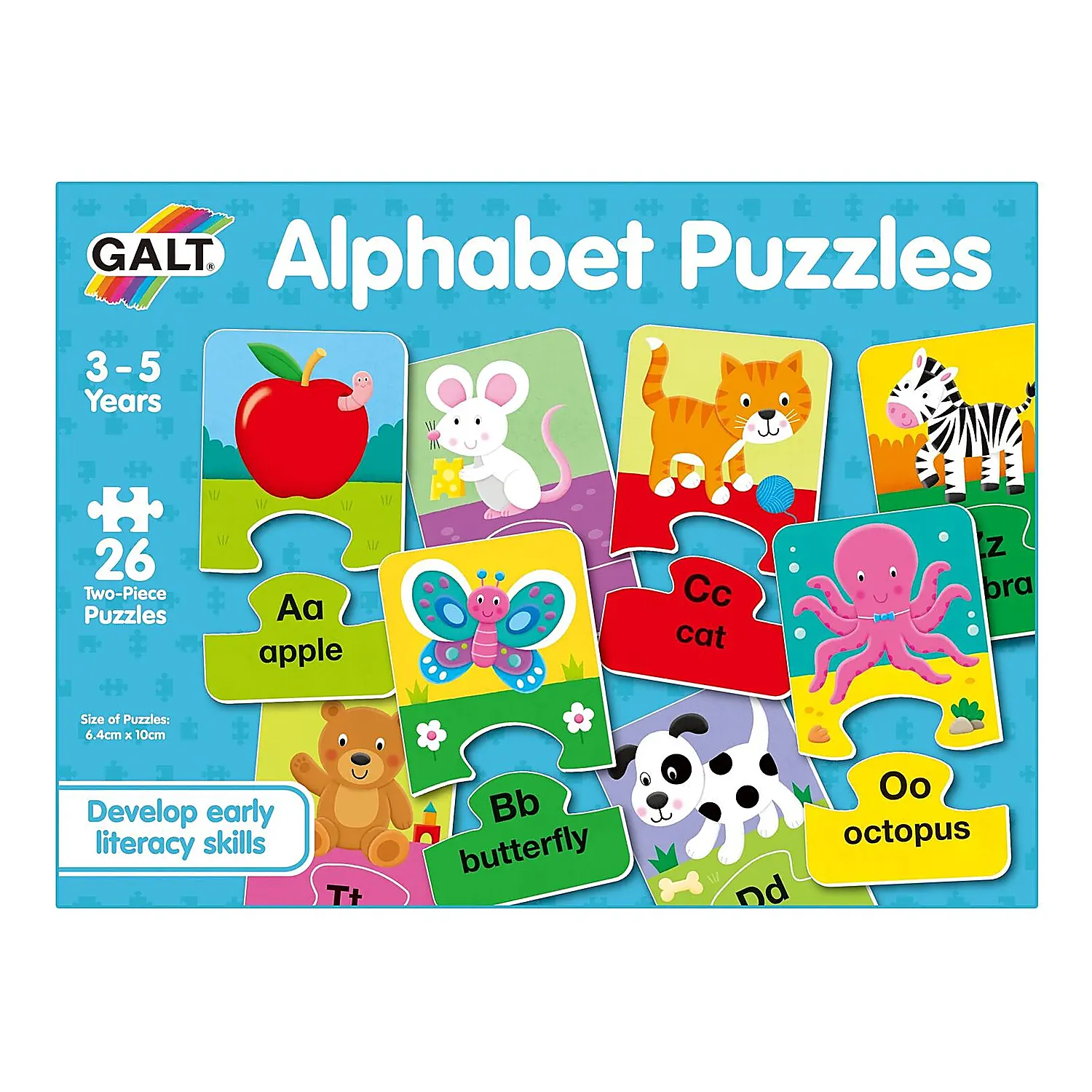 Set 26 de puzzle-uri Alphabet (2 piese) Galt 5 ani [1]