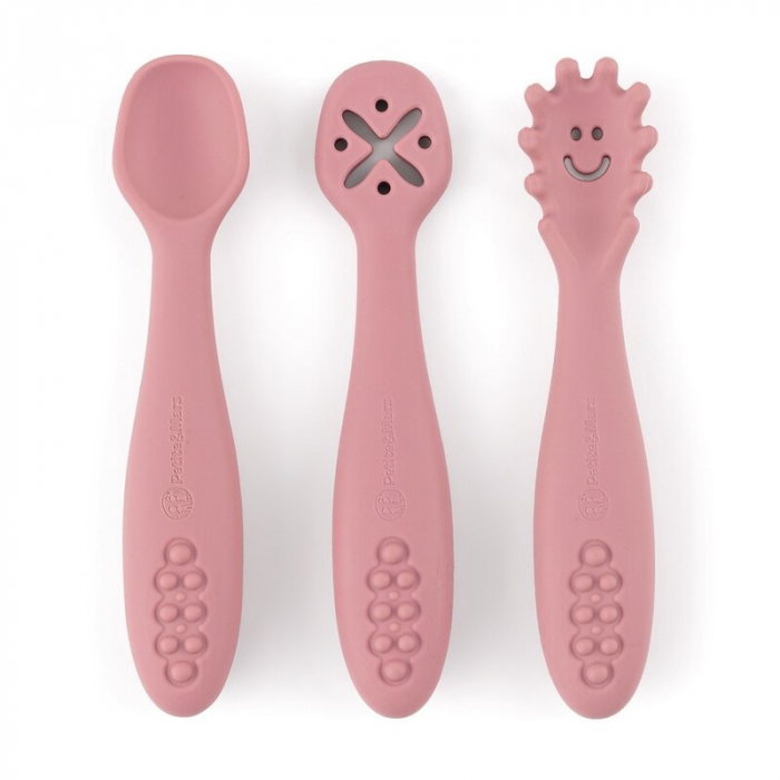 Set 3 lingurite, Diverse forme, Pentru supa, paste, alimente usoare, Dezvolta simturile si abilitatile senzoriale, [1]