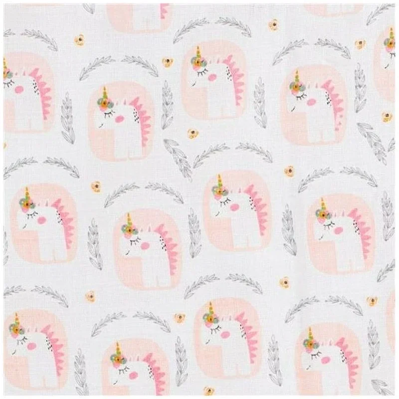 Set 3 scutece, New Baby, Multifunctionale, bumbac 100%, 70x80 cm, Girl 0 luni+ [5]