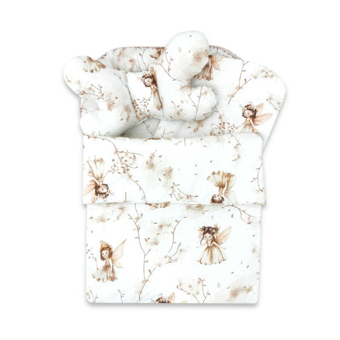 Set 4 in 1 Cosulet bebelus, MimiNu, Baby Cocoon 75x55 cm, Husa bumbac, Din bumbac certificat Oeko Tex Standard 100, Cu [2]