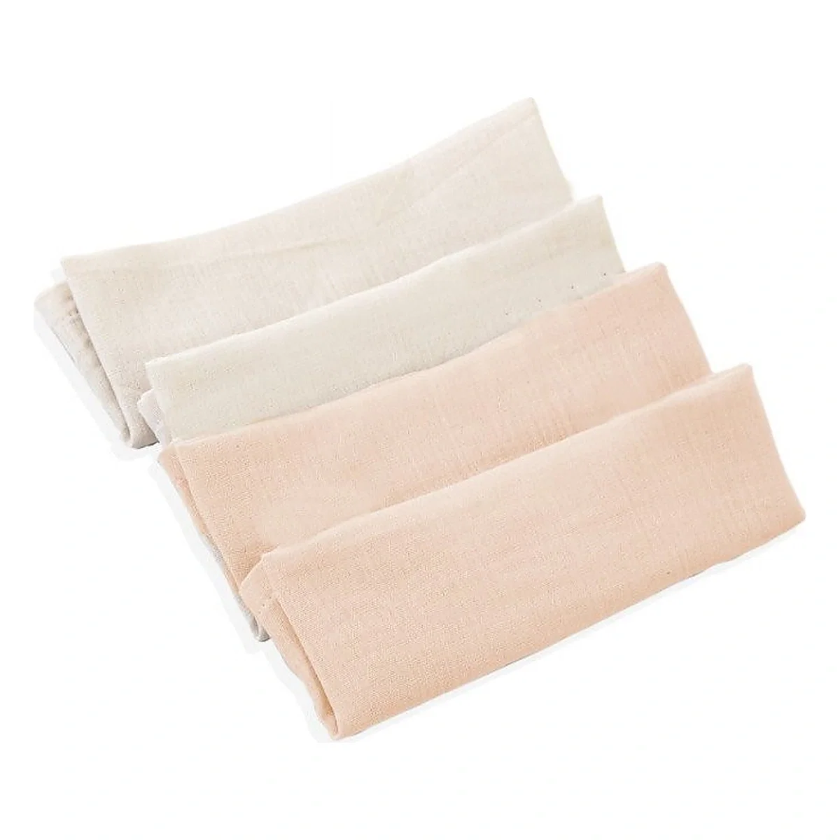 Set 4 prosopele din muselina, BabyJem, 25x25 cm, Somon 0 luni [1]