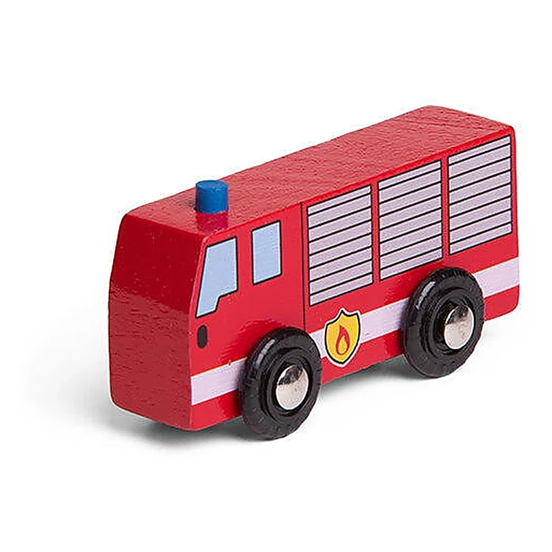 Set 5 vehicule din lemn BIGJIGS Toys 3 ani+ [3]