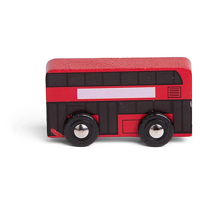 Set 5 vehicule din lemn BIGJIGS Toys 3 ani+ [4]