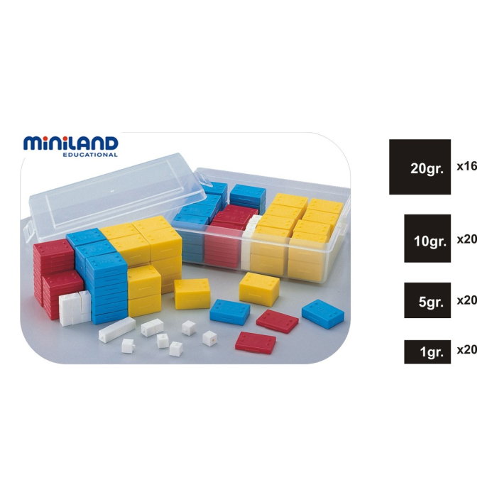 Set 76 greutati din plastic - Miniland [2]
