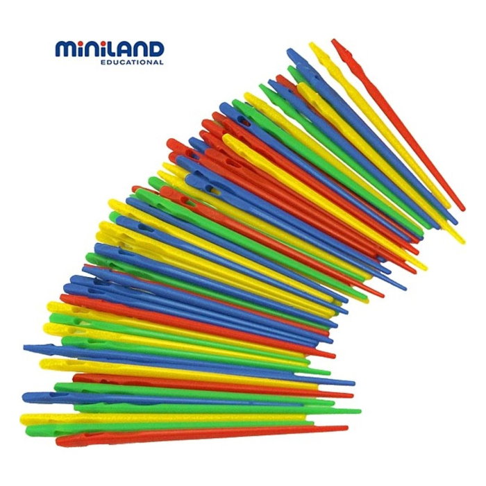 Set ace mari pentru insirat Miniland 100 buc 9 ani [3]