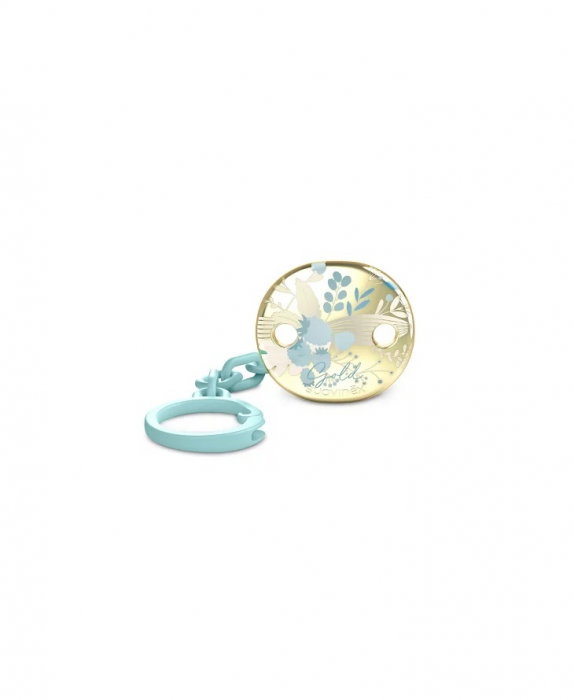 Set biberon 270ml + suzetă 0-6m + lănțișor Albastru Gold Premium Suavinex 6 luni [4]