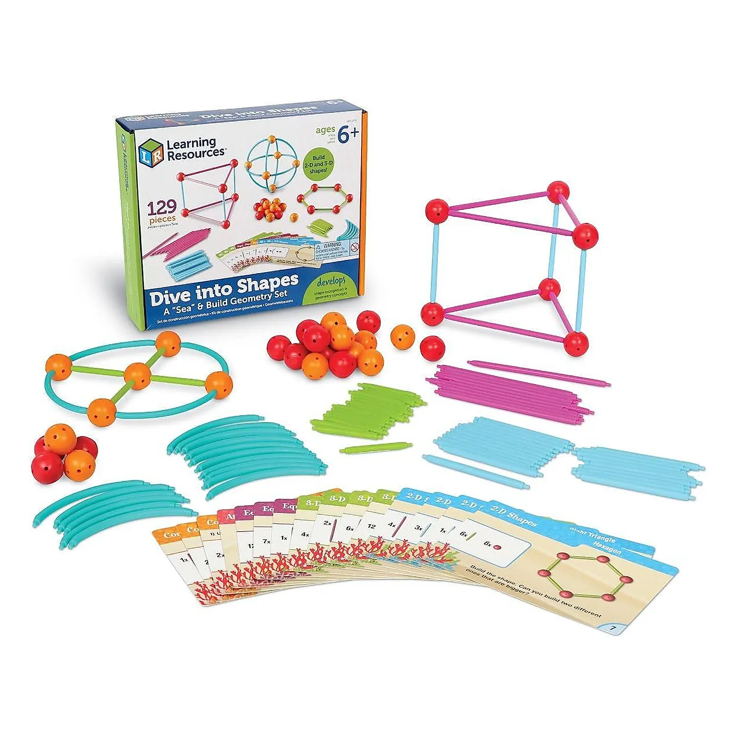 Set constructie - Forme 3D Learning Resources 10 ani [1]