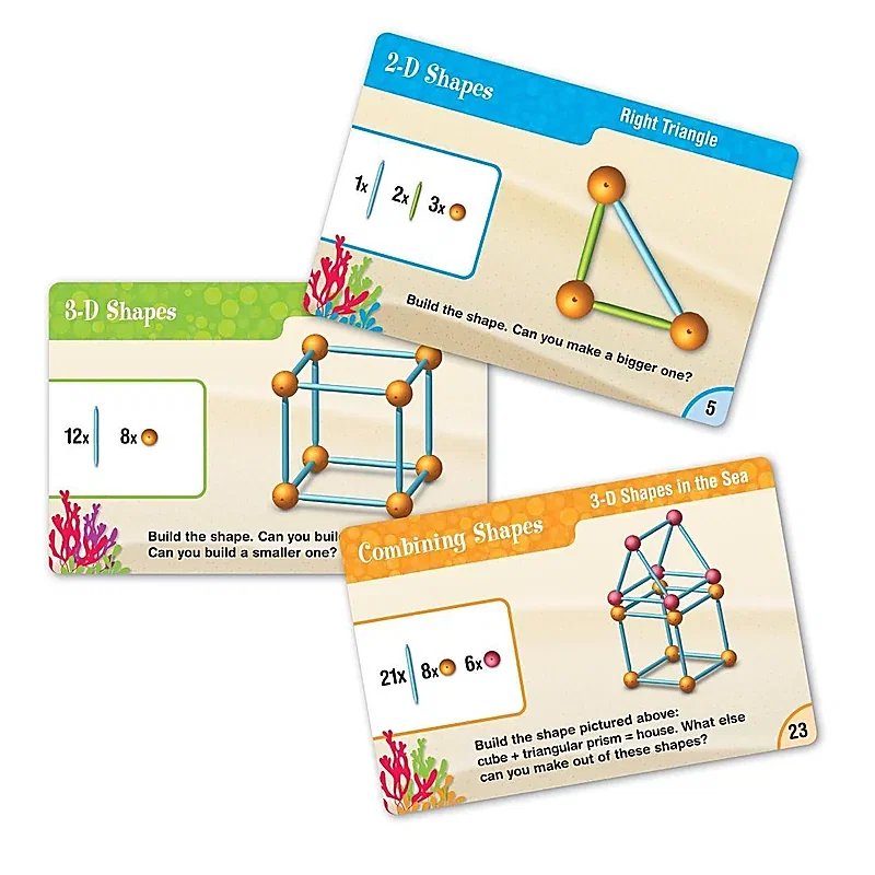 Set constructie - Forme 3D Learning Resources 10 ani [5]