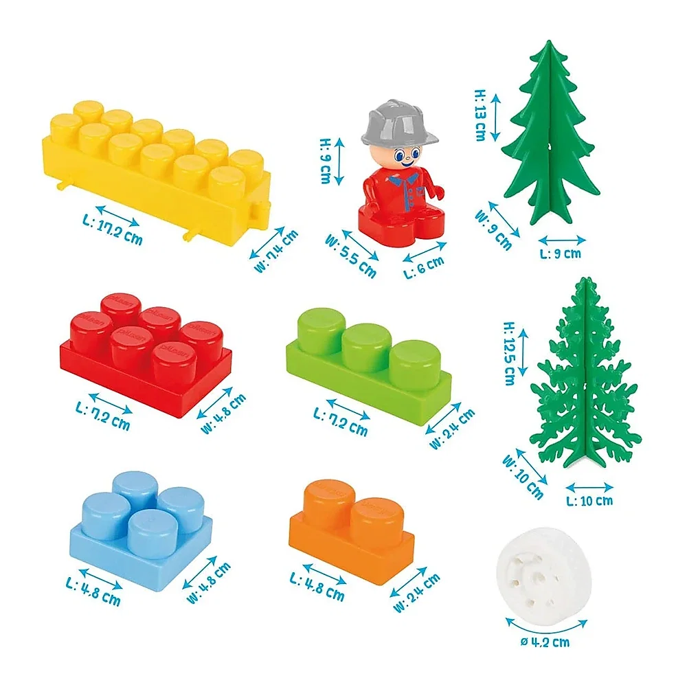 Set constructie Pilsan Master Blocks 128 piese 1 an + [2]