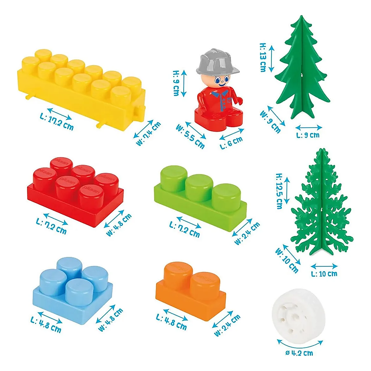 Set constructie Pilsan Master Blocks 194 piese 1 an + [2]