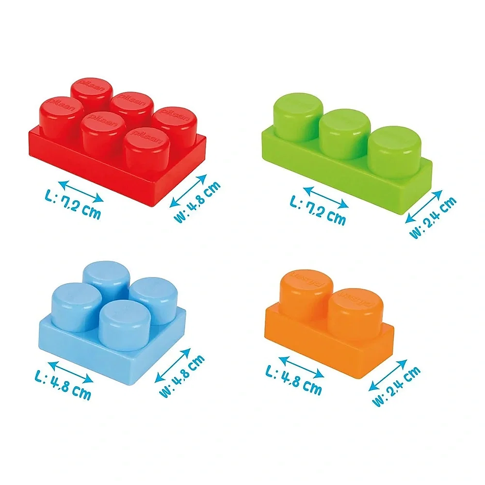 Set constructie Pilsan Master Blocks 224 piese galben 1 an [2]